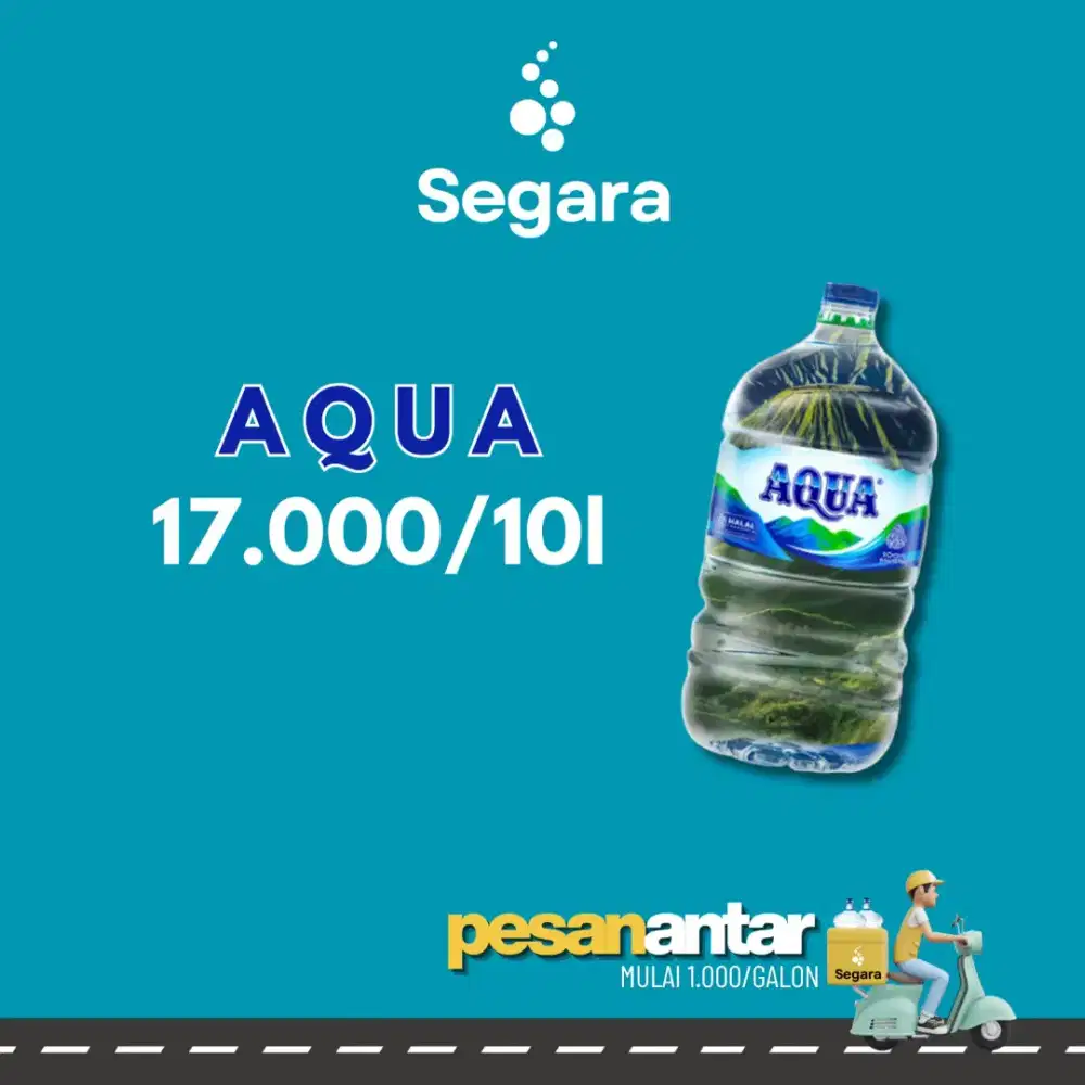 Aqua Galon 10 liter