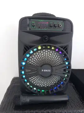 Speaker bluetooth karaoke 8, 5 in stand