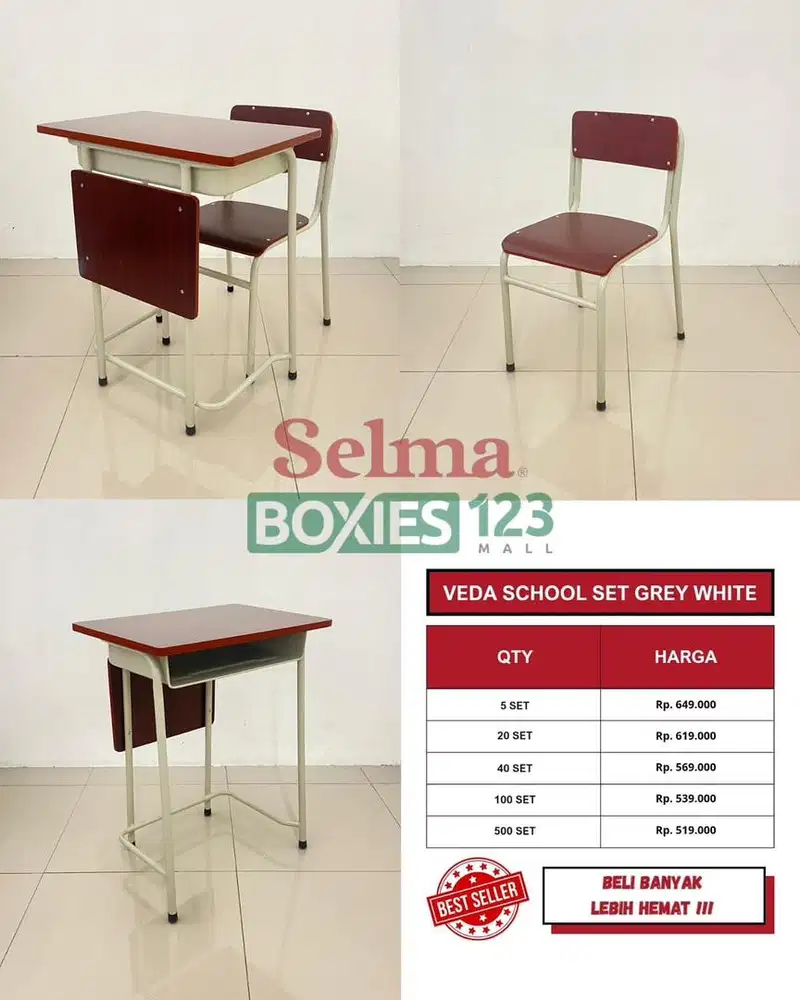 Meja belajar sekolah