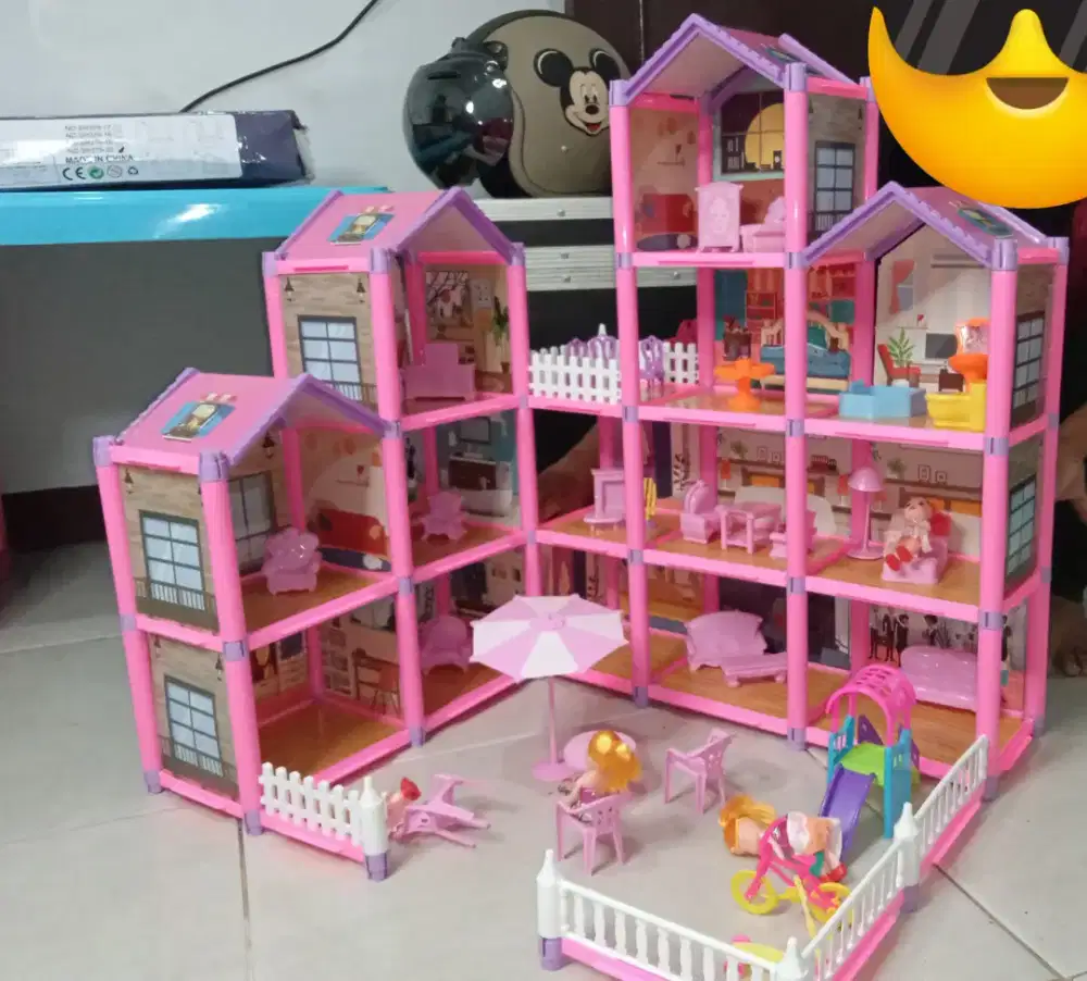 Mainan rumah barbie