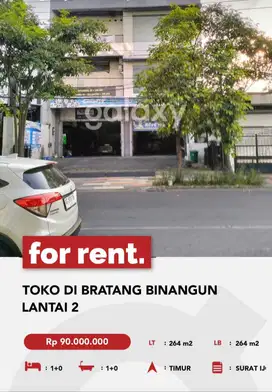 DI JUAL TOKO DI BRATANG BINANGUN  LANTAI 2