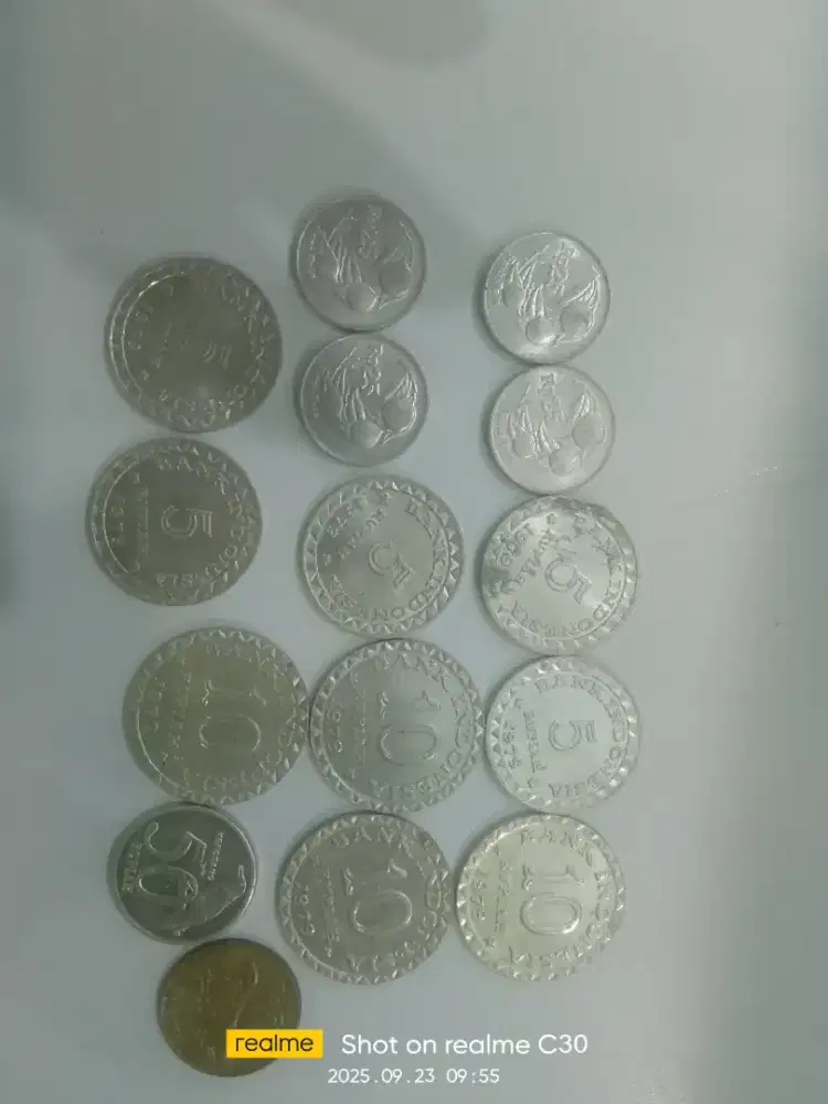 Jual koin lama recehan