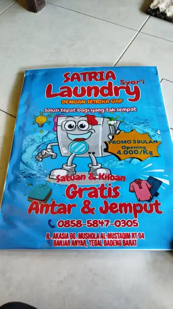 Satria Laudnry Tegal Badeng Barat