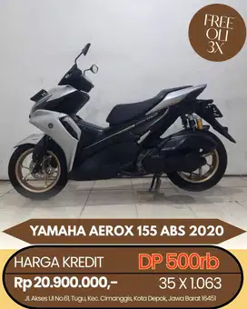 YAMAHA AEROX 155 ABS 2020 CASH/KREDIT DP MURAH SYARAT MUDAH