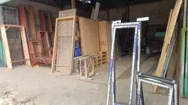 Kusen pintu kayu n alumunium