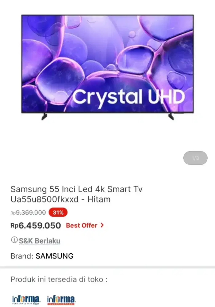 Promo cicilan bunga 0%
