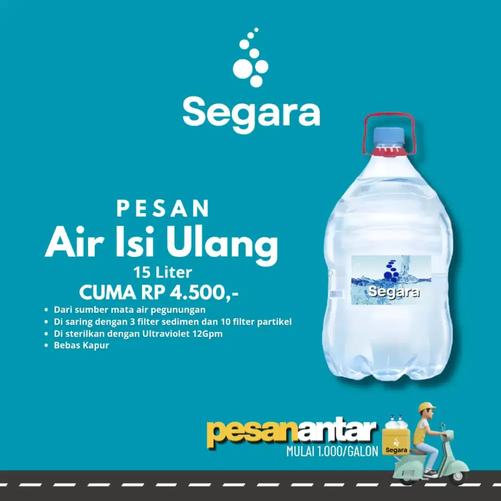 Air Siap Rebus Bebas Kapur