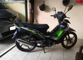 Supra x 125 2013 hijau surat lengkap B depok pajak hidup