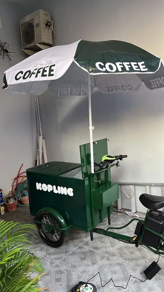 ready stock gerobak kopi keliling