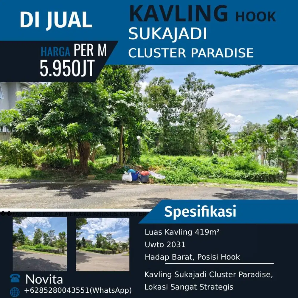 Kavling Sukajadi Cluster Paradise, Lokasi Sangat Strategis