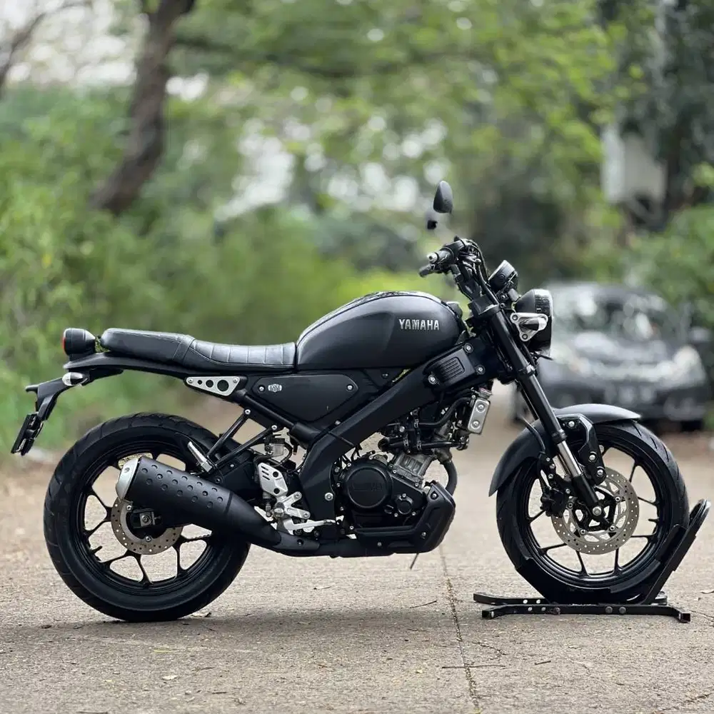 YAMAHA XSR 155 HITAM 2021 KM 9K PAJAK PANJANG NO MINUS