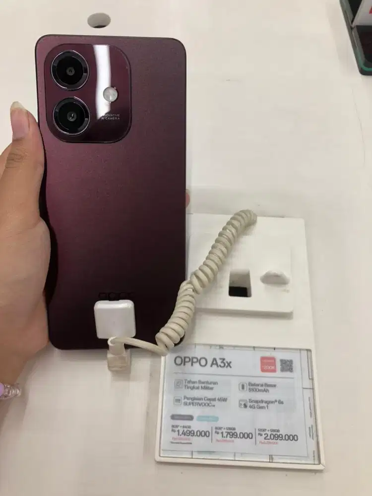 HP OPPO A3x 12 GB + 128 GB