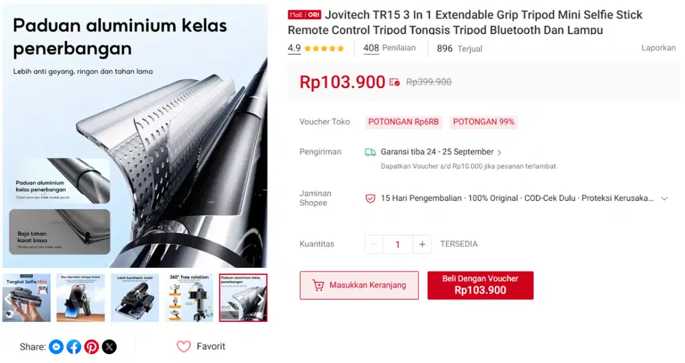 Tripod P15 MINI Portable