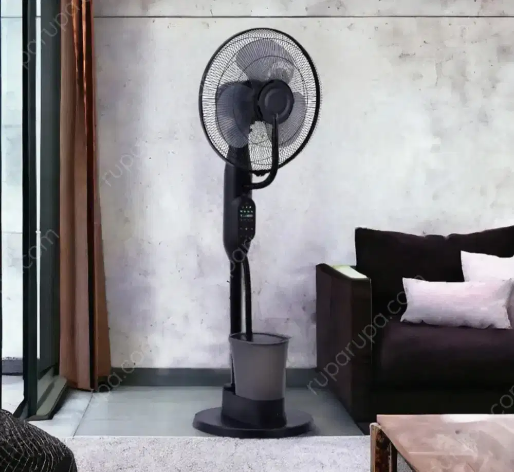 Kipas Angin Lantai Uap 75 Watt - Hitam Krisbow 16 Inci