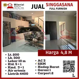 TURUN HARGA - RUMAH FULL FURNISHED DI SINGGASANA