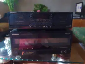 Tape deck & CD Player second