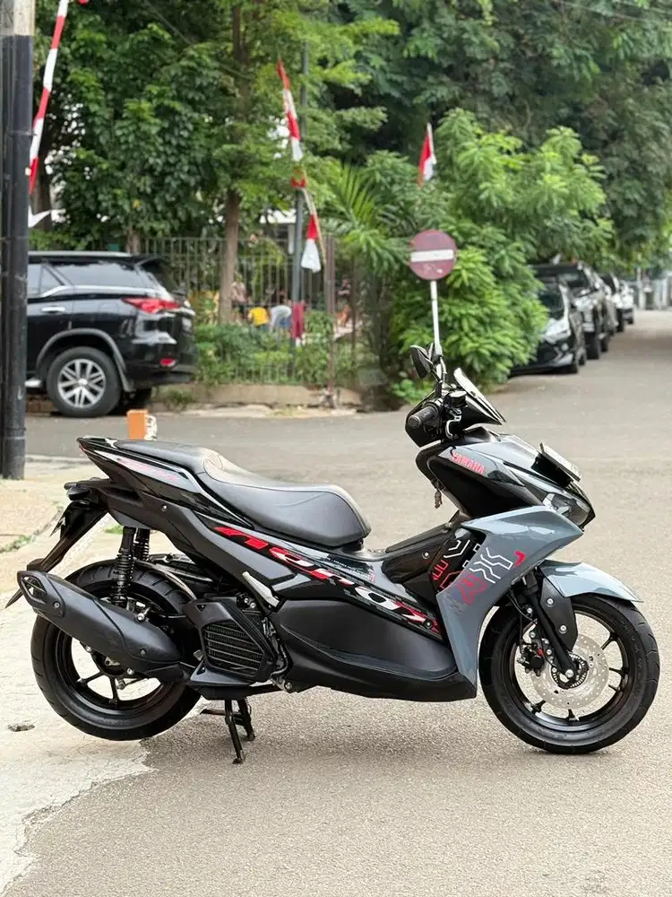 Yamaha Aerox 155 Connected Tahun 2024. Mulus dan Siap Pakai