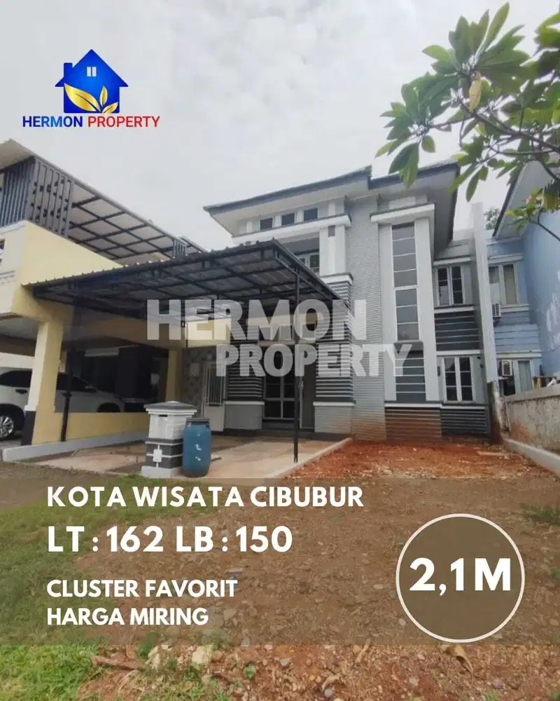 Rumah Minimalis Dekat Sekolah Lokasi strategis di Kota Wisata Cibubur