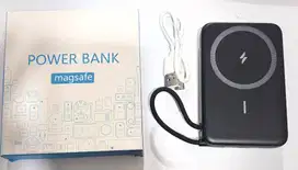 Power Bank 10000mAh Magnetic Wireless Charger dengan kabel C bawaan, m
