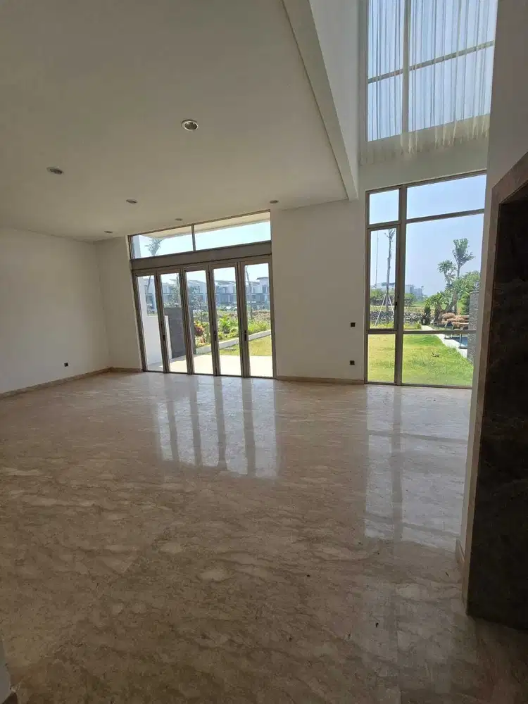 Rumah Golf Island PIK DISEWA 10x35 View Danau Golf Laut Ada Lift 500JT