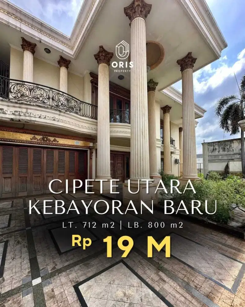Rumah Dalam Komplek Area Strategis di Cipete Utara Jakarta Selatan