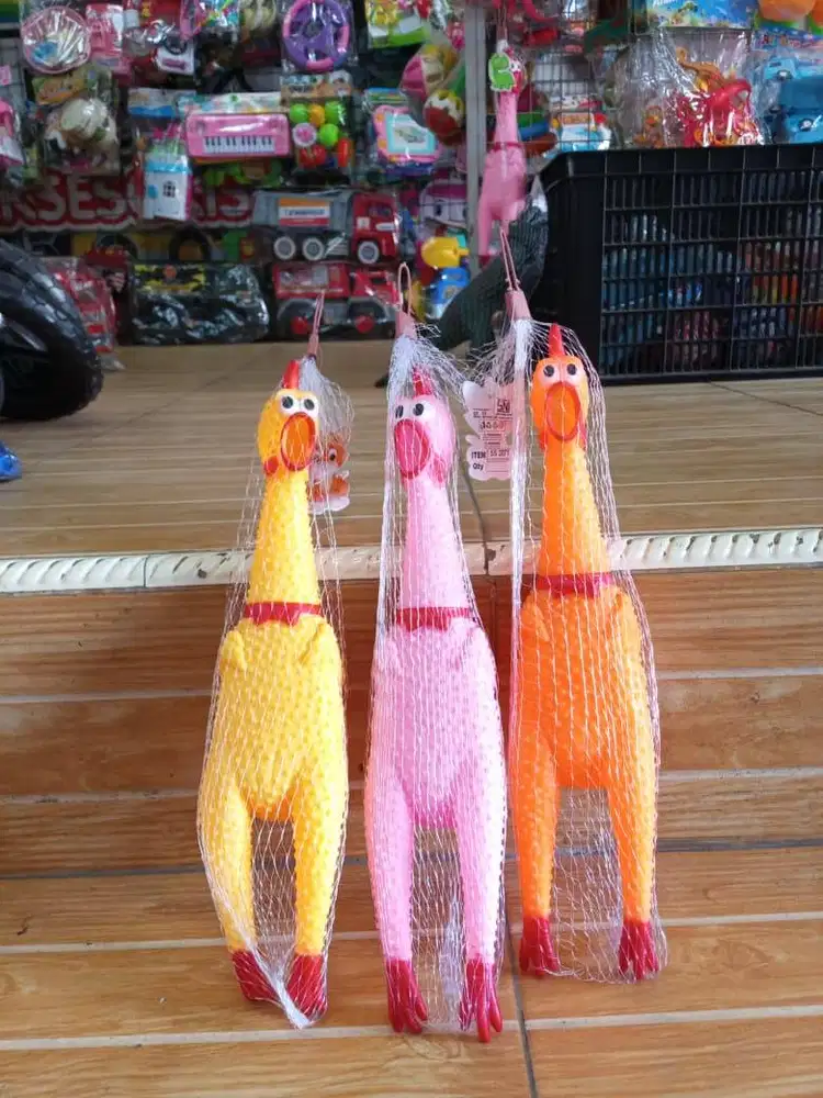 mainan anak  ayam penyet