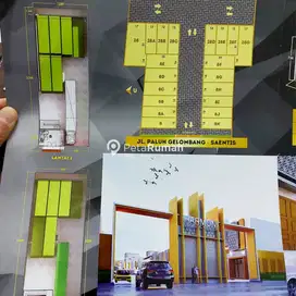 DIJUAL GUDANG JALAN PALUH GELOMBANG KOMPLEK HARMONI LOGISTIK CENTER