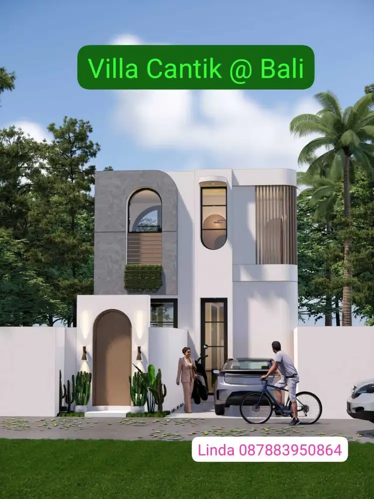 Vila  Baru Cantik di Bali  area Popular Ada Private Pool Harga Murah