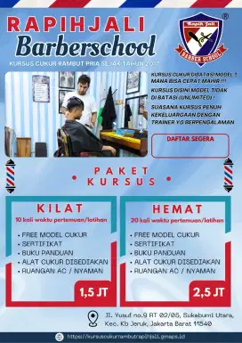 KURSUS CUKUR RAMBUT