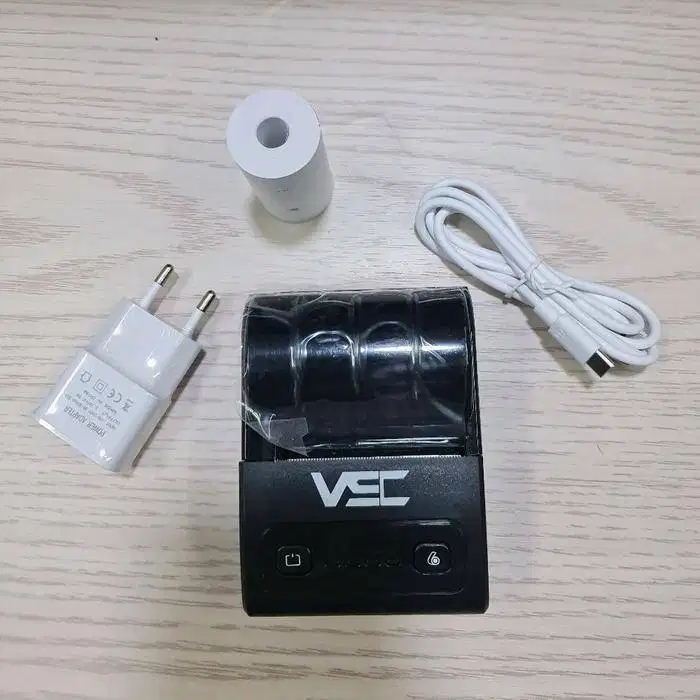 printer struk thermal bluetooth 58mm VSC 58M black garansi 1 tahun