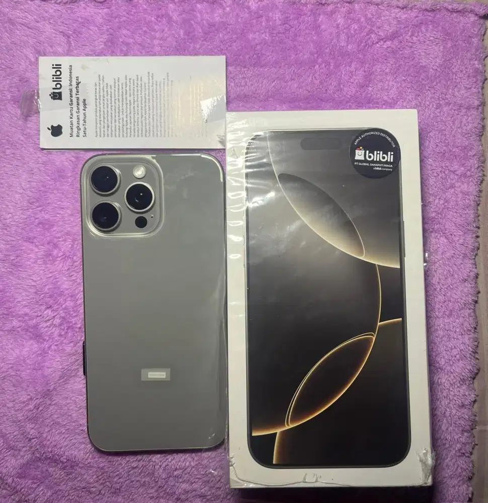 Iphone 16 promax 256gb second blibli