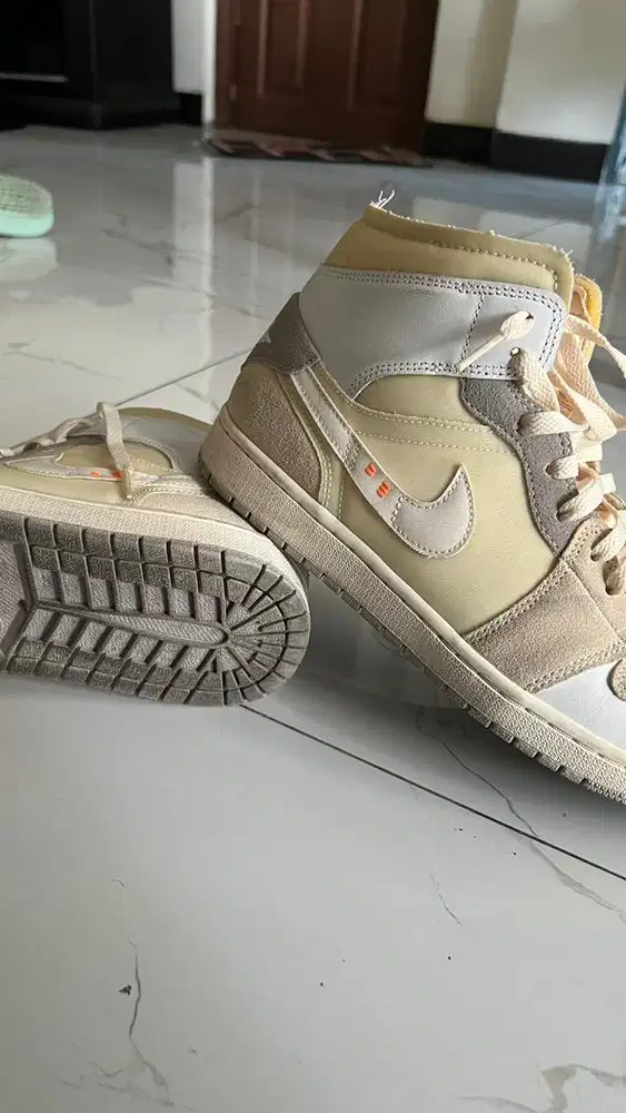 Murah Ori High Jordan 1s Beige