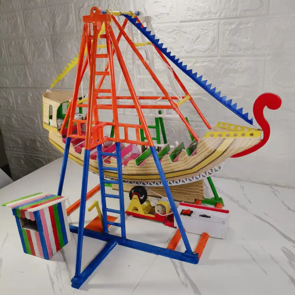 Dijual miniatur kora-kora pasar malam 99%mirip aslinya