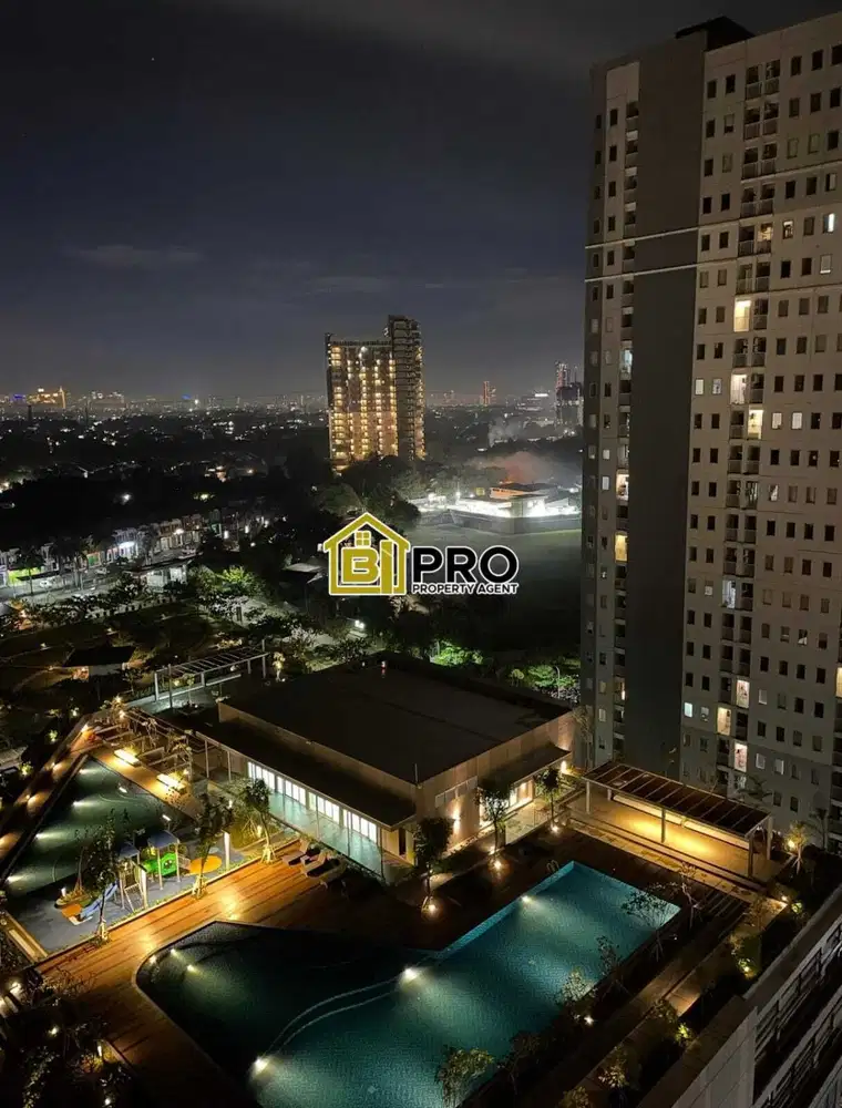 Jual apartemen bintaro luas 36m² full furnished