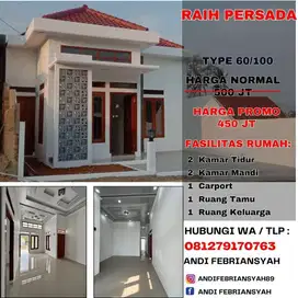 RUMAH MURAH RAIH PERSADA LANGKAPURA GUNTER DEKAT KAMPUS UBL PROMO