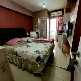 DiJual Studio Furnish Green Pramuka City Apartment