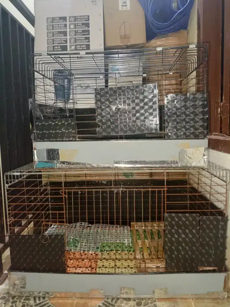 Kandang Galvanis Ukuran L & XL