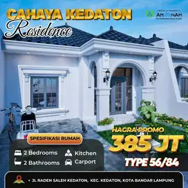 RUMAH MURAH CAHAYA KEDATON DEKAT MALL MBK KAMPUS TEKNOKRAT UBL UNILA