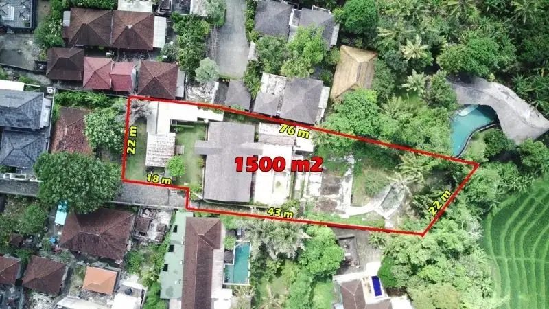 Tanah Bonus Villa View Sawah Tiying Tutul Mengwi