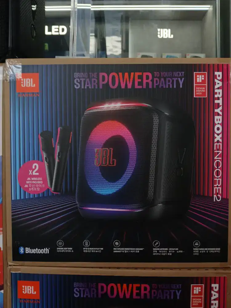 JBL PARTYBOX ENCORE 2 MIC NEW GENERATION
