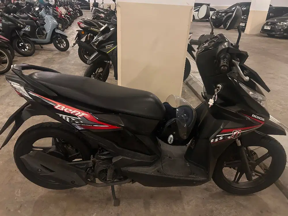 Dijual Honda BEAT Eco 2018 – Merah Hitam