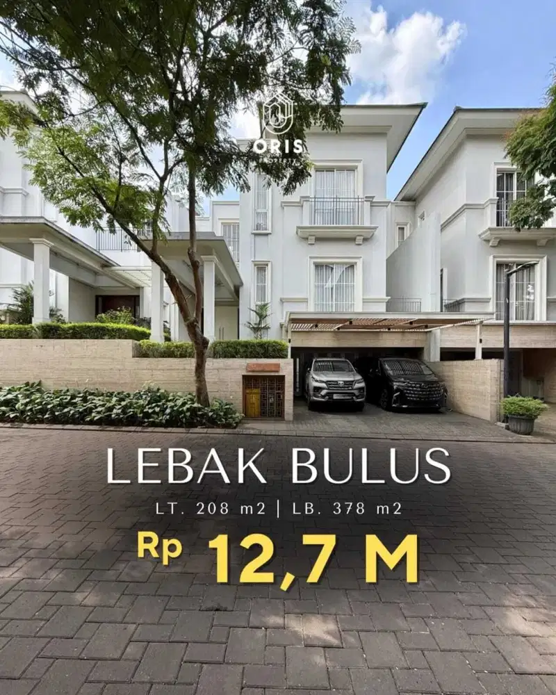 Rumah Semi Furnished Dlm Townhouse di Lebak Bulus Jakarta Selatan