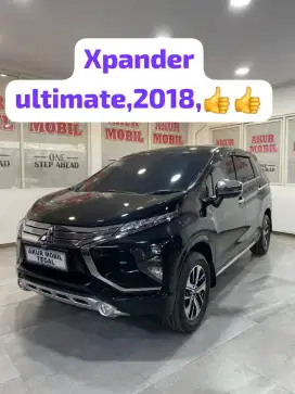 DP 35JT! XPANDER ULTIMATE 1.5 MATIC 2018 HITAM FUL ORI SIAP PAKAI