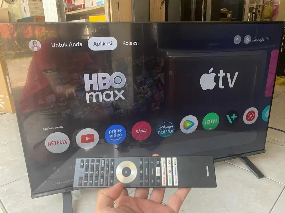 Led google smrt tv toshiba 43 inci fullset
