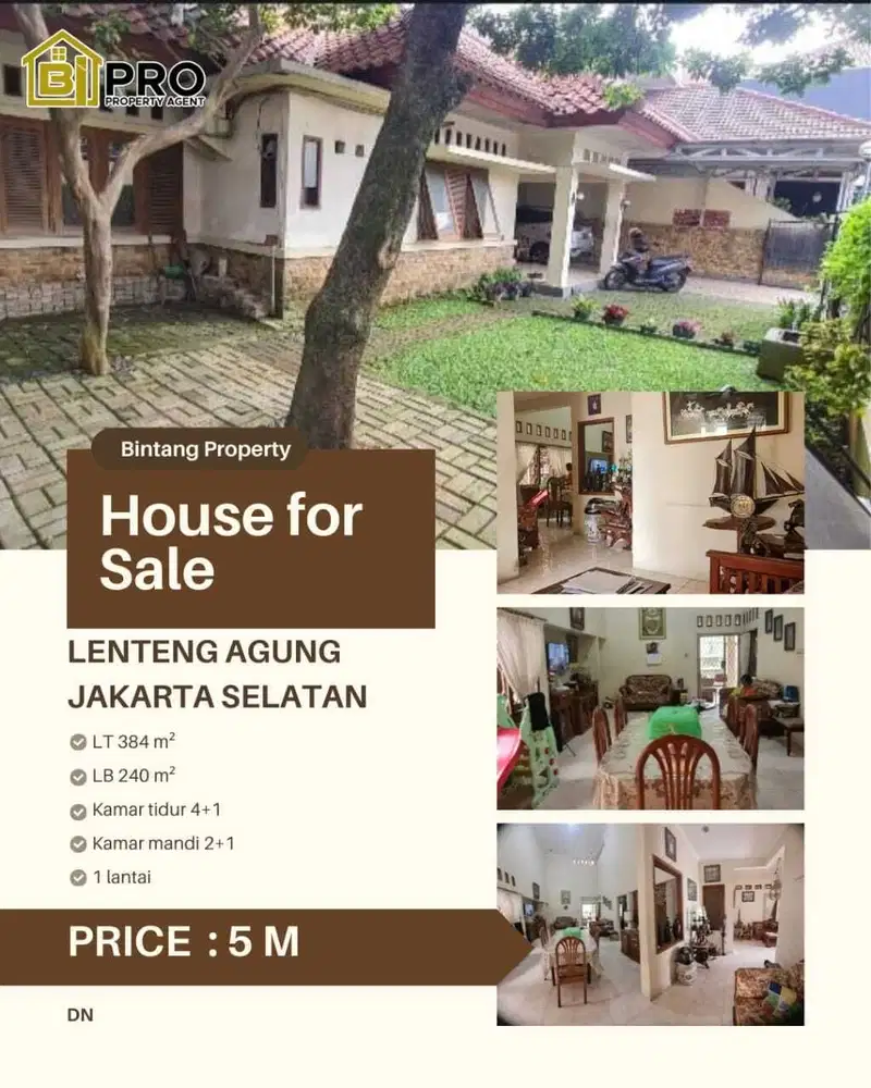 Rumah cluster di Lenteng agung Jakarta Selatan