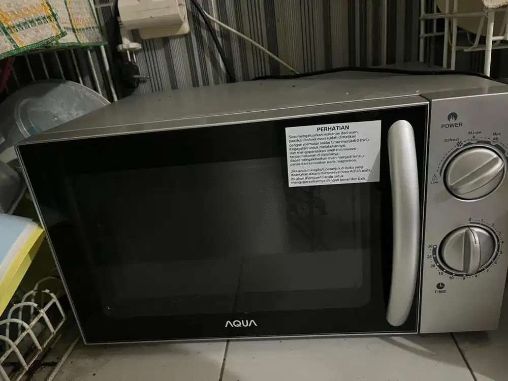 Microwave Aqua AEMS1112s Manual 17 Liter 400 Watt (Second)