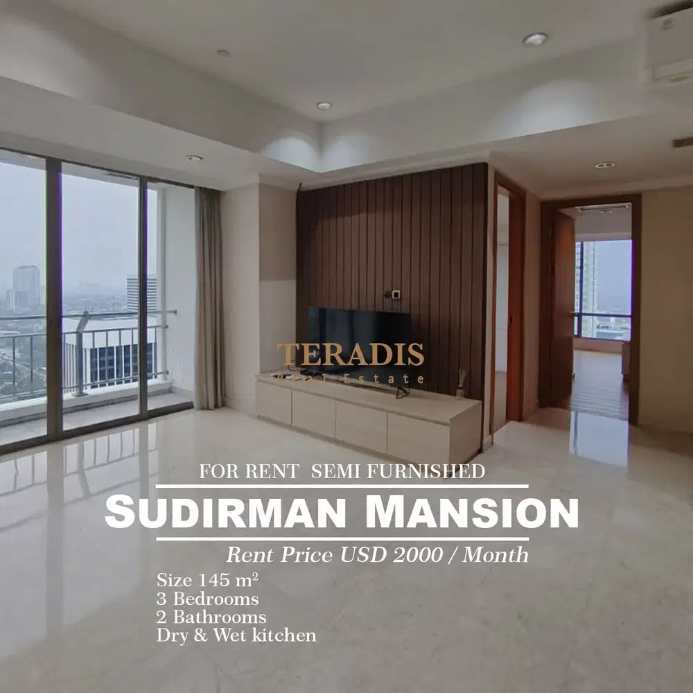 FOR RENT SUDIRMAN MANSION