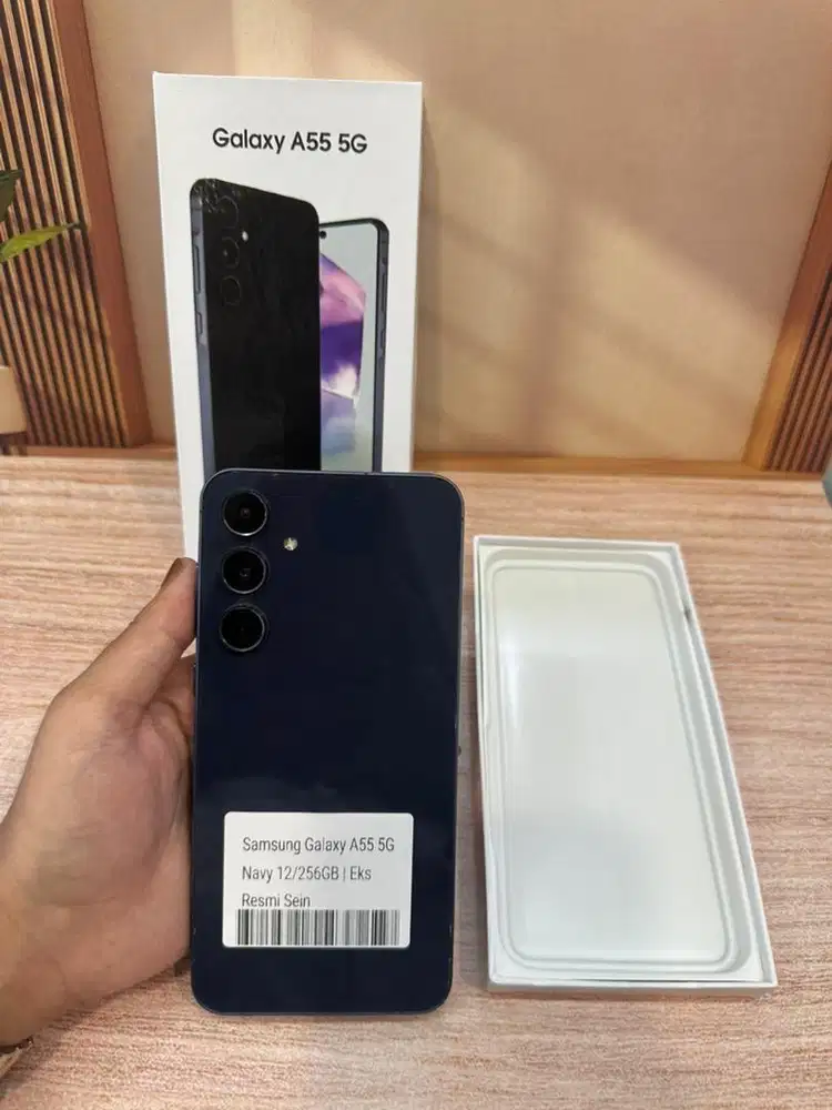 Samsung Galaxy A55 5G 12/256 Navy Lengkap Sein