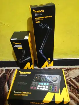 1 set MAONO PODCASTING (BARU)