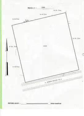 Dijual Tanah Industri di Kawasan Modern Cikande, Tangerang - Banten